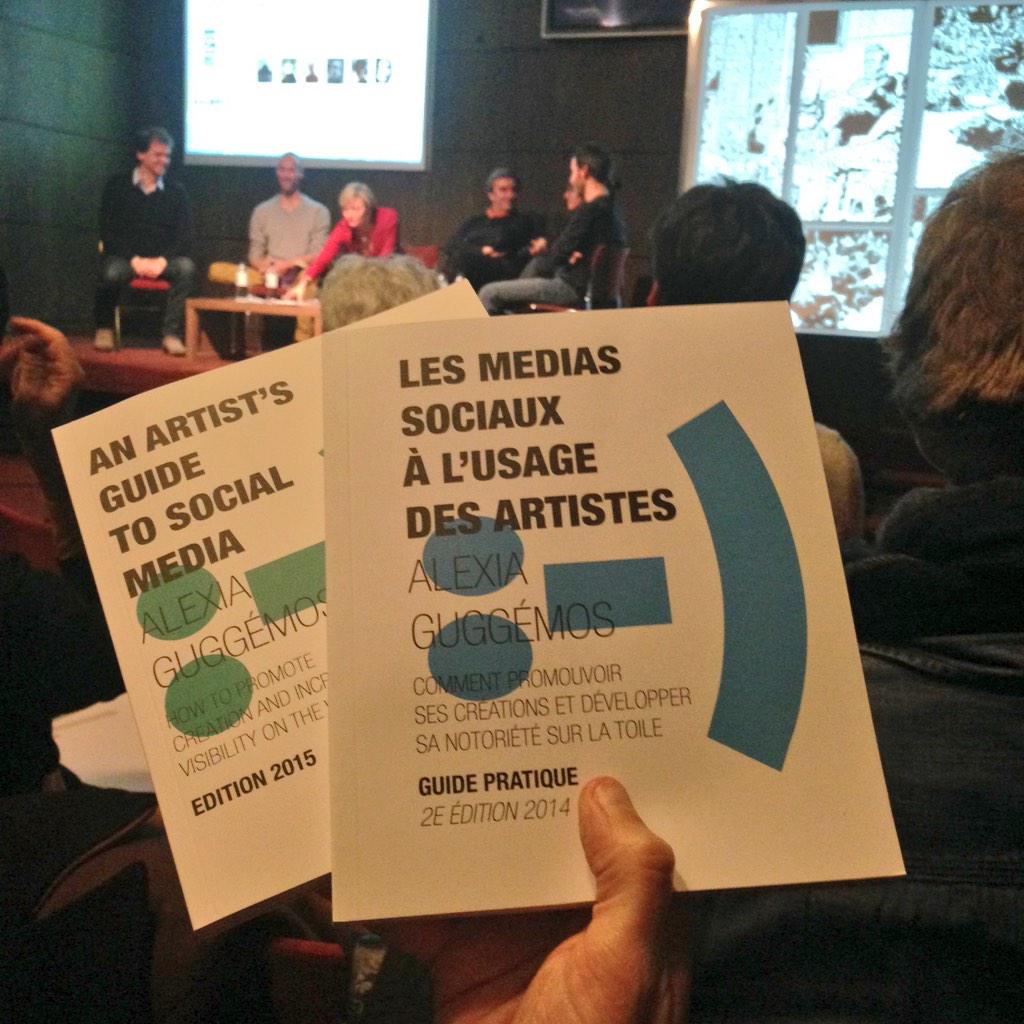 #influentialartists je recommande l'excellent guide d'@influential_art 'les médias sociaux à l'usage des artistes'