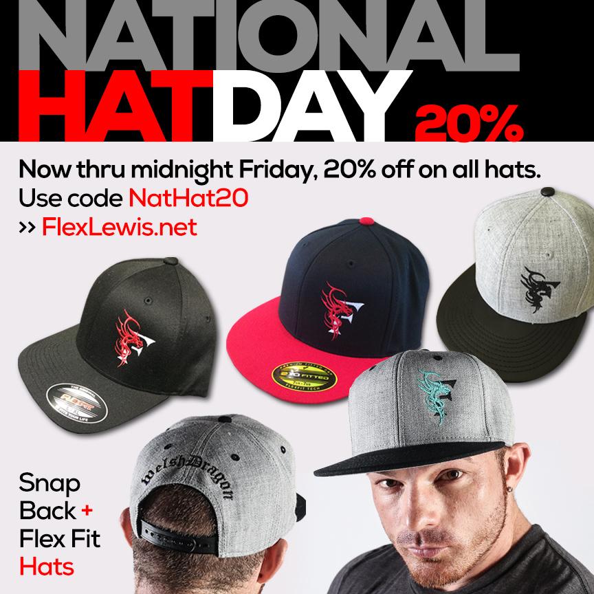 Flex_Lewis's tweet photo. 20% off all hats now thru midnight Friday using code NatHat20 at http://t.co/Xcq4bStNqB #NationalHatDay http://t.co/VdbcMc4rvC