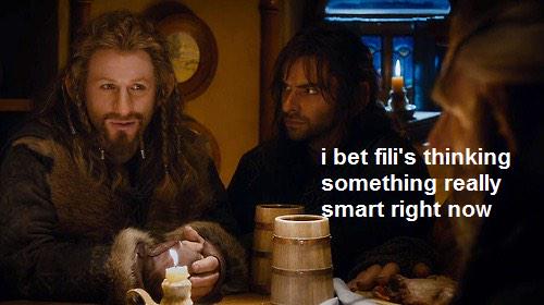 "I'm always thinking smart things little brother. Always."