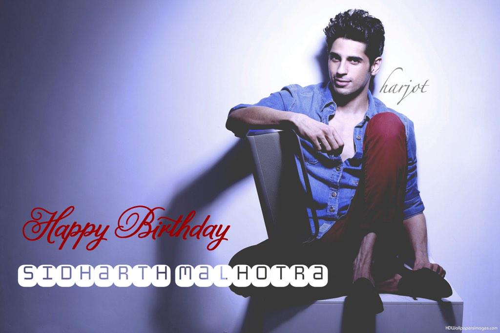 Happy Birthday Sidharth Malhotra !  God bless you always and hav a great year ahead;)   