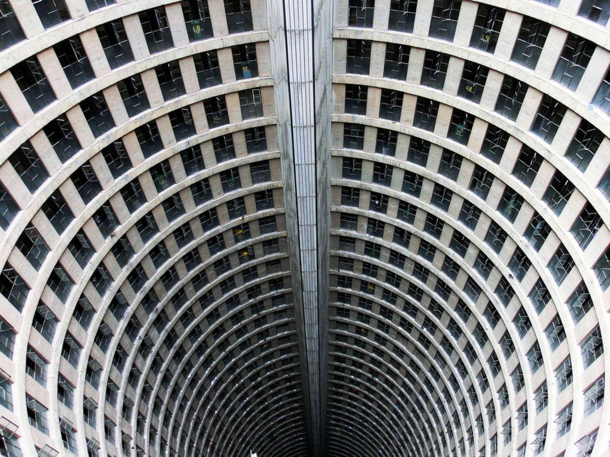Architizer's tweet photo. Stare into the abyss. Or the tallest tower in Africa: http://t.co/NtmBAJIjOC http://t.co/VihMJMiTwf
