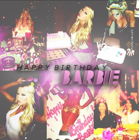 OffBarbie's tweet photo. 🎂🎁#Happy28thBirthdayBarbie hope you have a great day. #HBD 😘💕 http://t.co/spPe5osIUr