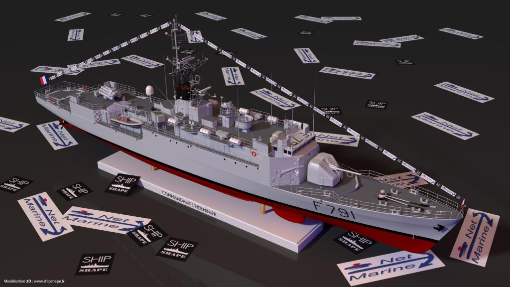 ShipShapeBrest's tweet photo. 3D : Le Commandant L'Herminier #marinenationale #netmarine #blender3d #b3d #3d #brest #dcns @MarineNationale http://t.co/fSq4Vim2MA