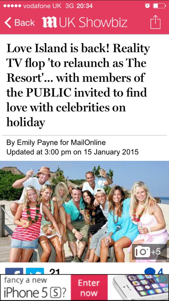 @HenburyHazel I think I'm physic 😂😂 #celebrityloveisland #excited