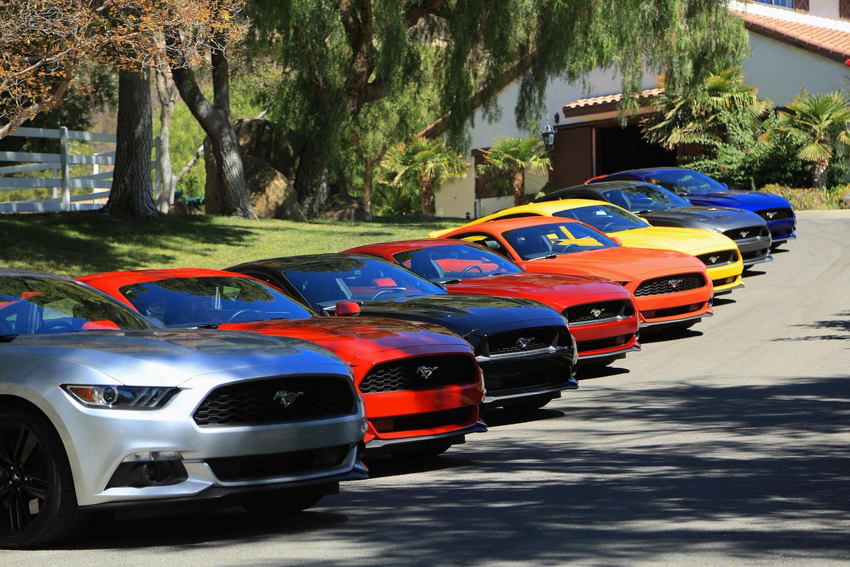 ford canada on twitter 2015 mustang rainbow which colour is your
