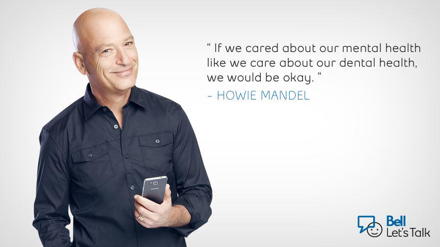 Myths about mental illness contribute to the stigma. Learn the facts. #BellLetsTalk CC: <a href="/howiemandel/">Howie Mandel</a>