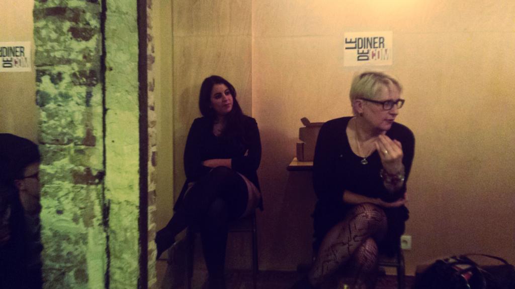 SOBAMCREW's tweet photo. Diner de Com 14 (#ddc14) girlpower on stage !!! http://t.co/LcY0w8wISz