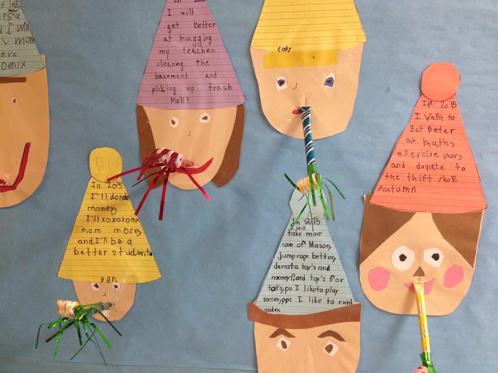 beckyruel's tweet photo. Love the New Years' resolutions of our 1st graders at #KES! What will you do in 2015? http://t.co/kXK0tNQ3eq