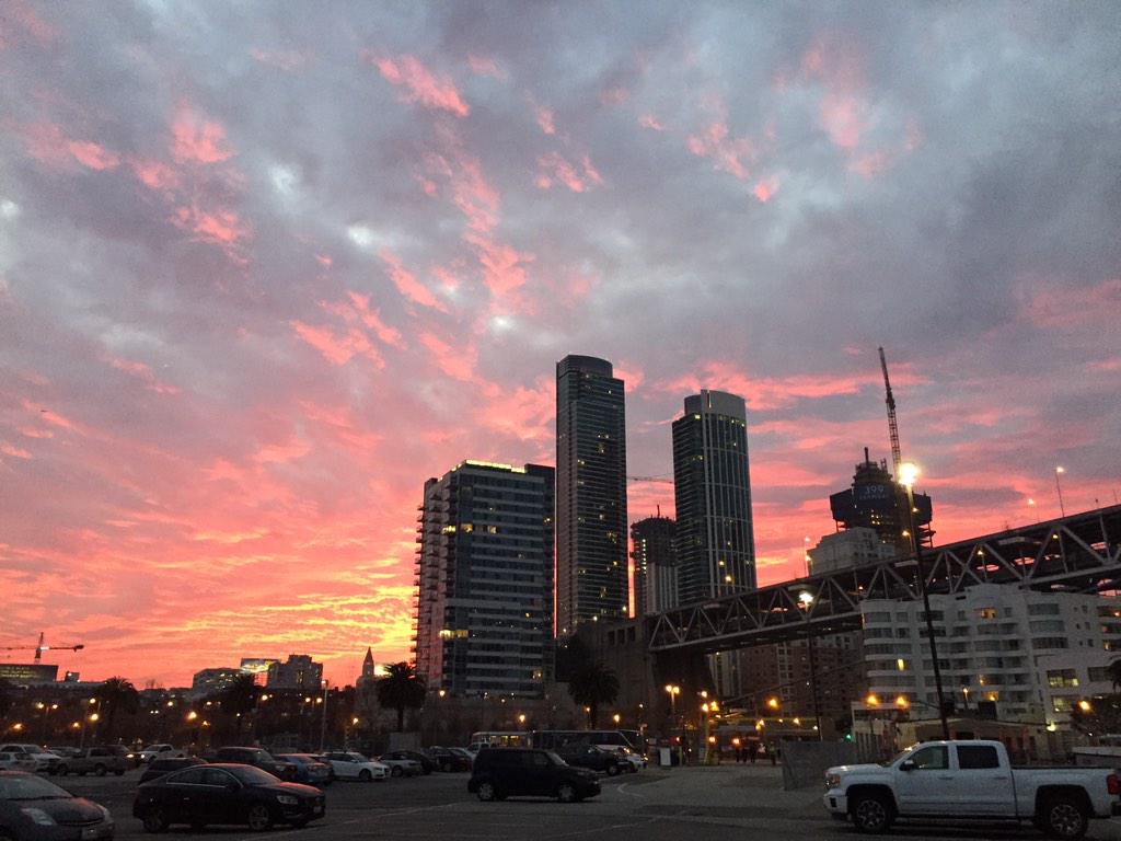 Sunset in San Francisco!