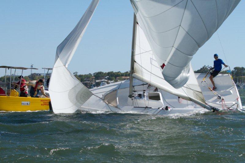 SofPYC's tweet photo. Tough conditions yesterday for day 2 of the #Littlewheel #matchracing #regatta @SofPYC #perth #wa #sailing #sail http://t.co/yyWskjfyFT