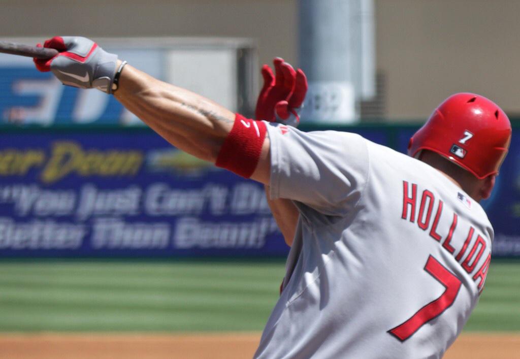 Happy 35th Birthday goes out to the man with the largest forearms in the MLB, Mr. Matt Holliday! 