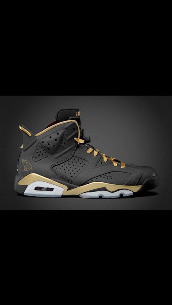 DapperDecisions's tweet image. Drake Designs OVO-Themed Air Jordan 6s