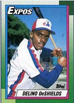 Happy birthday Delino DeShields, Expos 1990-1993. Delino manages the Louisville Bats 