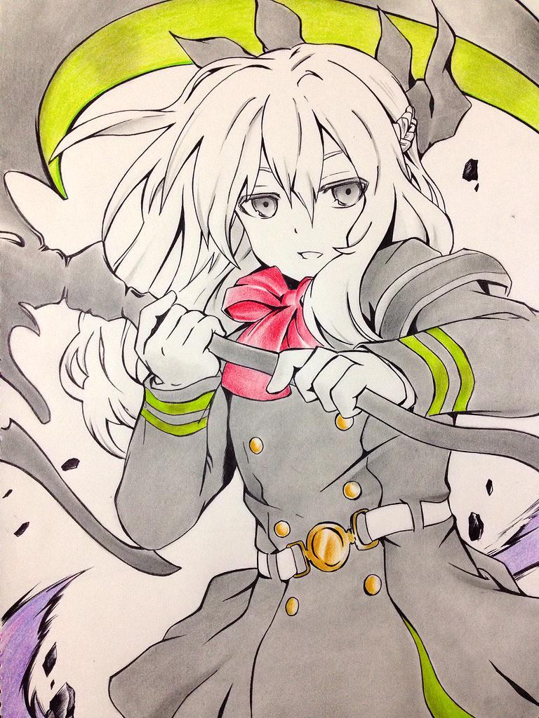 絵描き竜 本垢 イラスト同盟活動no 1076 イラスト愛好会no 138 終わりのセラフ 柊 シノア と クルル ツェペシ 描いてみました 上手いと言ってくれる人rt 終わりのセラフ好きな人rt Http T Co Nw4vvw1kuh