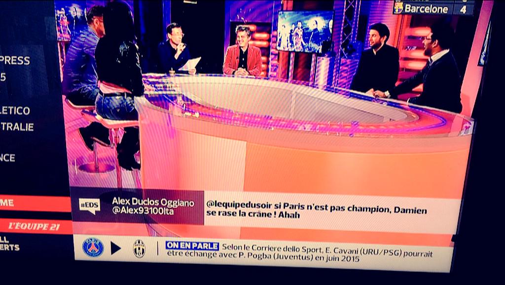 Alex93100Ita's tweet photo. Premier jour de tweet et je passe à la Tv mdrrrrrrr http://t.co/leoON3Urq3