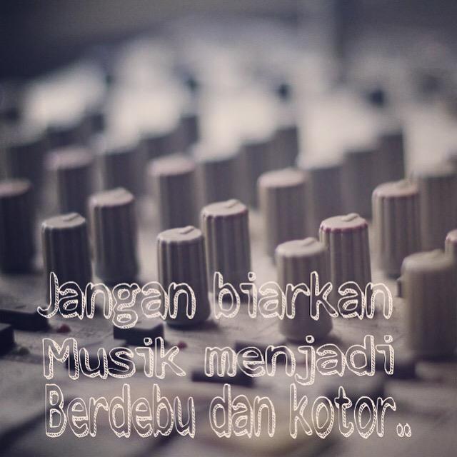 Jangan biarkan musik menjadi berdebu dan kotor..selamat pagi dan memulai aktifitasmu :), #studiorekamanbogor