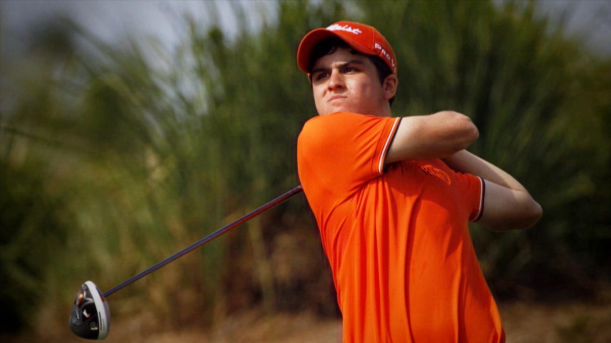 GolfChannel's tweet photo. Jorge Garcia continues to inspire many in Venezuela as he plays for a #Masters invite: http://t.co/kZgfat9hFb http://t.co/v9LpLnb6Di