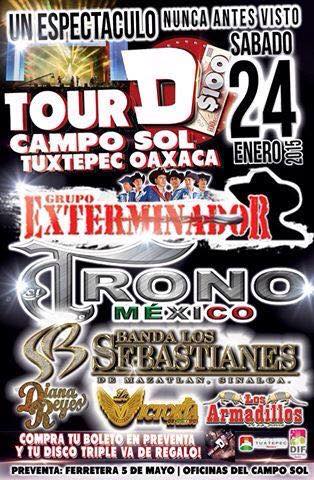 No se te olvide <a href="/promotourd100/">Promo Tour D100</a>  en Tuxtepec el 24 de enero <a href="/soygabyhuerta/">Gaby Huerta</a>