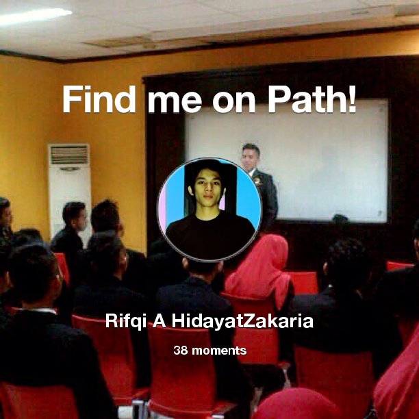 qiZakaria's tweet photo. I've shared 38 memories with my friends on #Path - see them now at http://t.co/LA5ZiUbvPR! #thepersonalnetwork http://t.co/IxrN4fOKQe