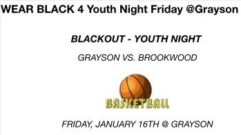graysonhoops's tweet photo. Tomorrow night! BLACK OUT vs Brookwood at home. Girls-6:30 Boys-8 http://t.co/hgsX6k4no2