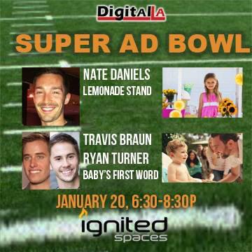 DigitalLA's tweet photo. Learn to create &amp; promote vids w 2 Doritos finalists 1/20 @Vote4LemonStand   @VoteFirstWord http://t.co/Rxi0VJ0dF5 http://t.co/8MMEucHJ5P