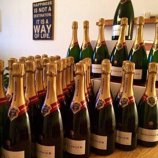 It's Friday... The perfect excuse to open a bottle of Bollinger or two! #LifeCanBePerfect