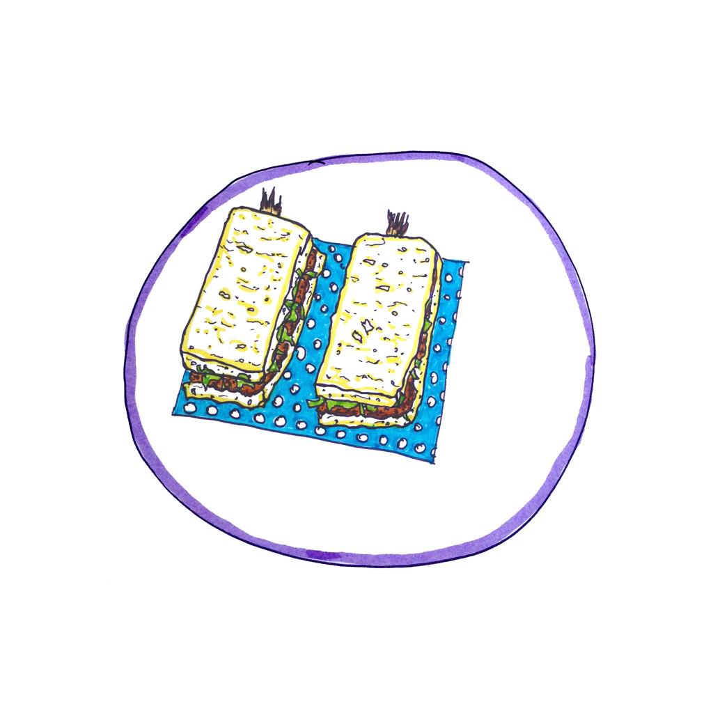 Just can't get enough: Sardine katsu sando from <a href="/10WilliamSt/">The Bar</a>