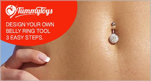 Bling Belly Ring - Etsy