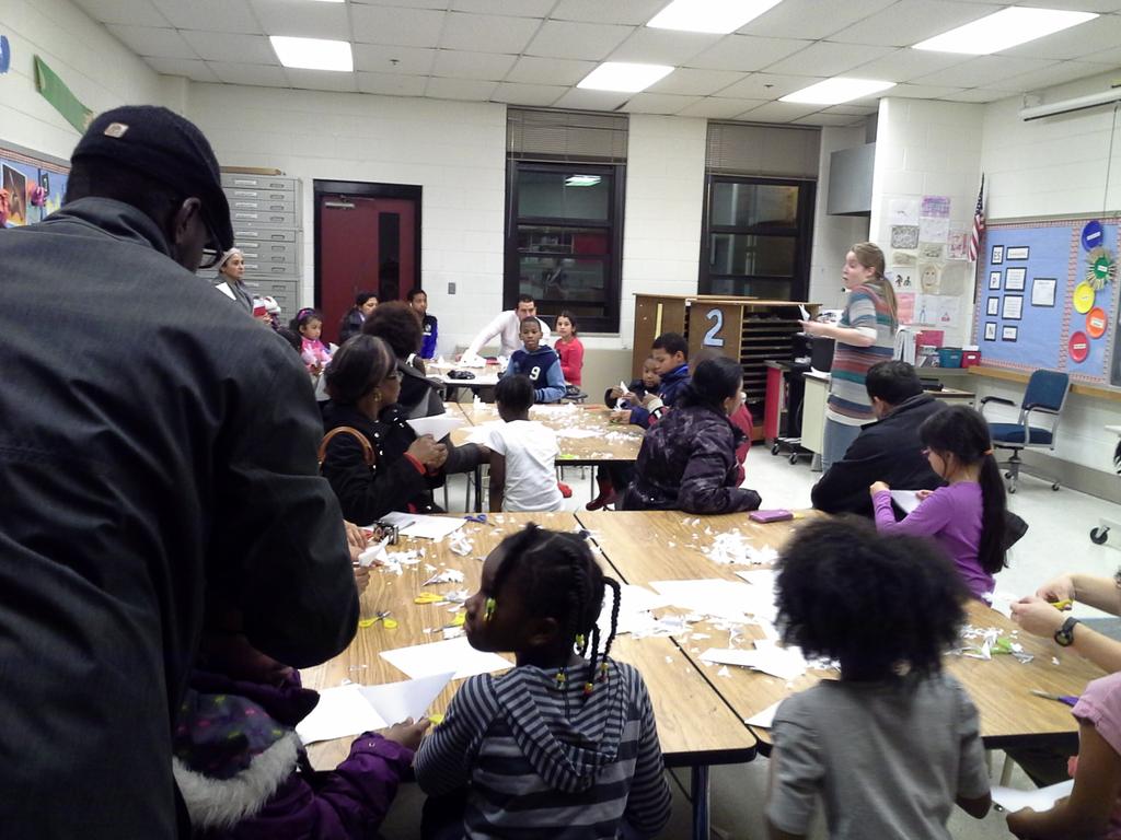 PennyFGerman's tweet photo. Parents learning what their children are creating in art class. http://t.co/RqFgjnZctF