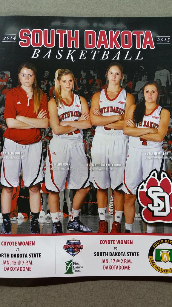 UHDavidWilliams's tweet photo. Representing the State of SD. @tiahemiller @MargaretMcClou1 @HeidiHoff42 @cduffy33 #programcover #reallyarentmean http://t.co/eqE9op2CZW