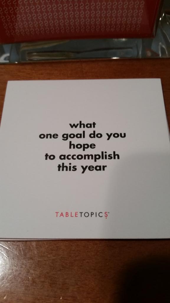karingleason's tweet photo. Okay tweeps, in lieu of our usual #TGIT chat...This week's #tabletopicsthursday  question is: http://t.co/ohyox8EBKs