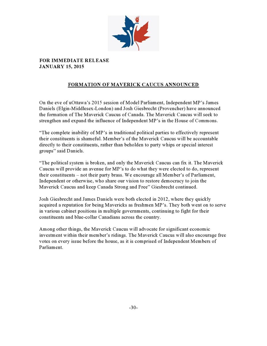 Maverick Caucus tweet media