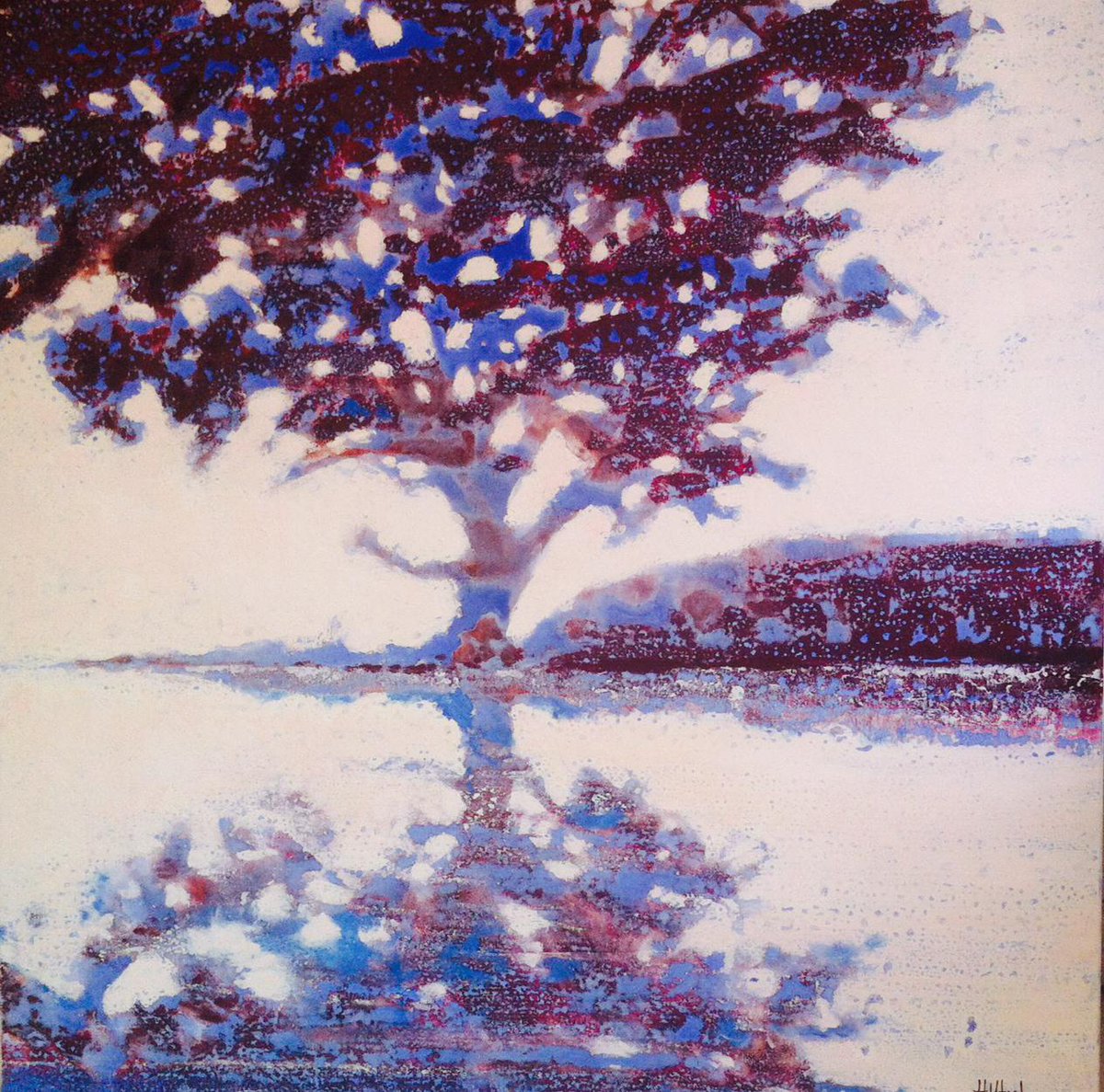 utsalhelen's tweet image. Tweaked  #painting today BlueMirror 36x36, see it next week at the @Tidemark #gallery in Campbell River.