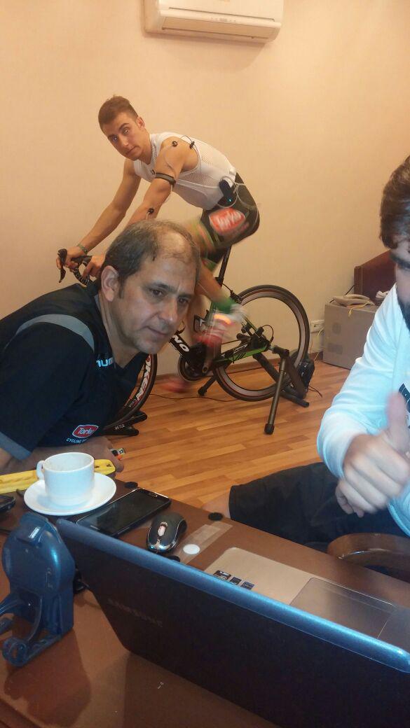 <a href="/enes1talha/">Enes Talha Ay</a> bike fitting with his father <a href="/azizay66/">Aziz Ay</a> #AlanyaKamp #GoTorku #Teaminside