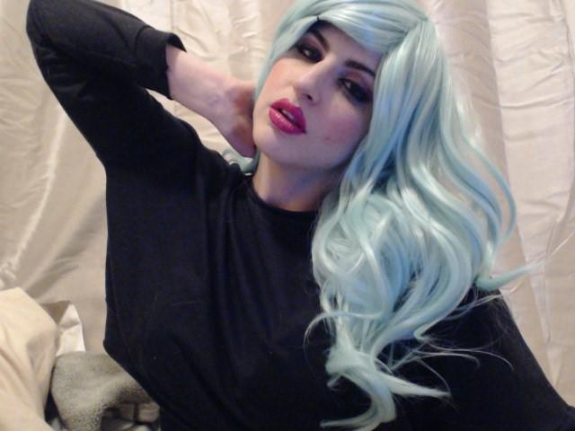 #wig #wigs #wigfetish #hairfetish #altmodel #lipstickfetish #mint #pastel #pale #fetishmodel #princess