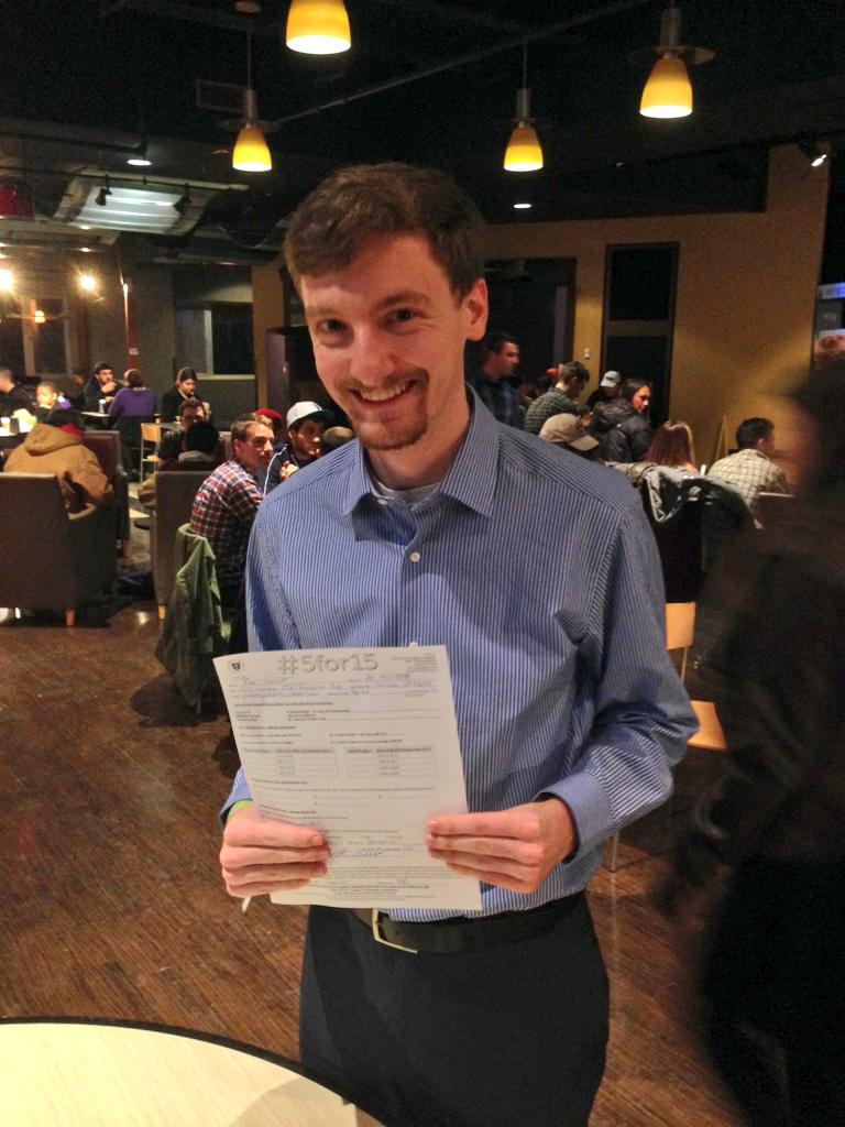 2015Legacy's tweet photo. Peter is the 50th senior to make his class gift! Have you? #brothermikes #openmic #2015 http://t.co/IE7oWR1hdi
