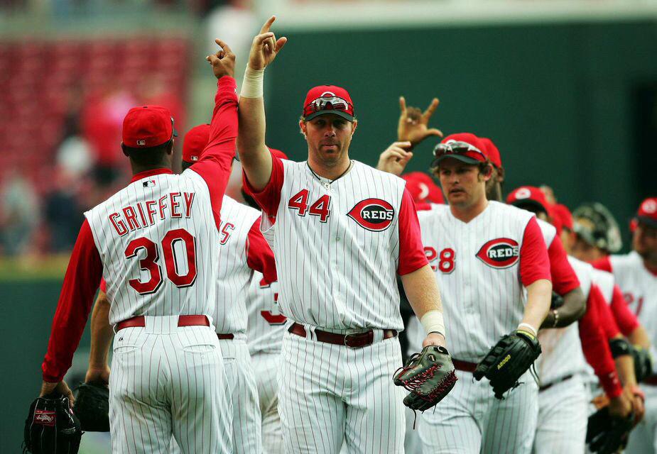 Reds's tweet photo. Throwing back to 2005. #tbt http://t.co/w9roZRzXmw