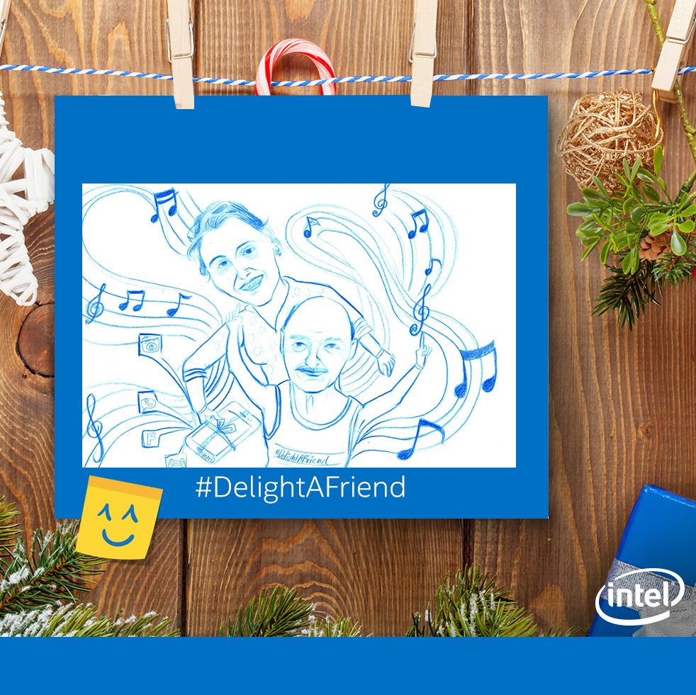 anahitairani1's tweet photo. Dear @IntelIndia
Thank you for this priceless sketch of dad @iranisj and me.
You truly know how to #DelightAFriend http://t.co/Xff04soCUf