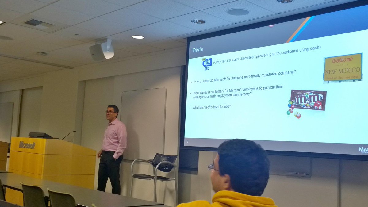 jshuey's tweet image. .@damontompkins of @MetaVisTech kicking off the Puget Sound SharePoint User Group #PSSPUG w/ some @Microsoft trivia