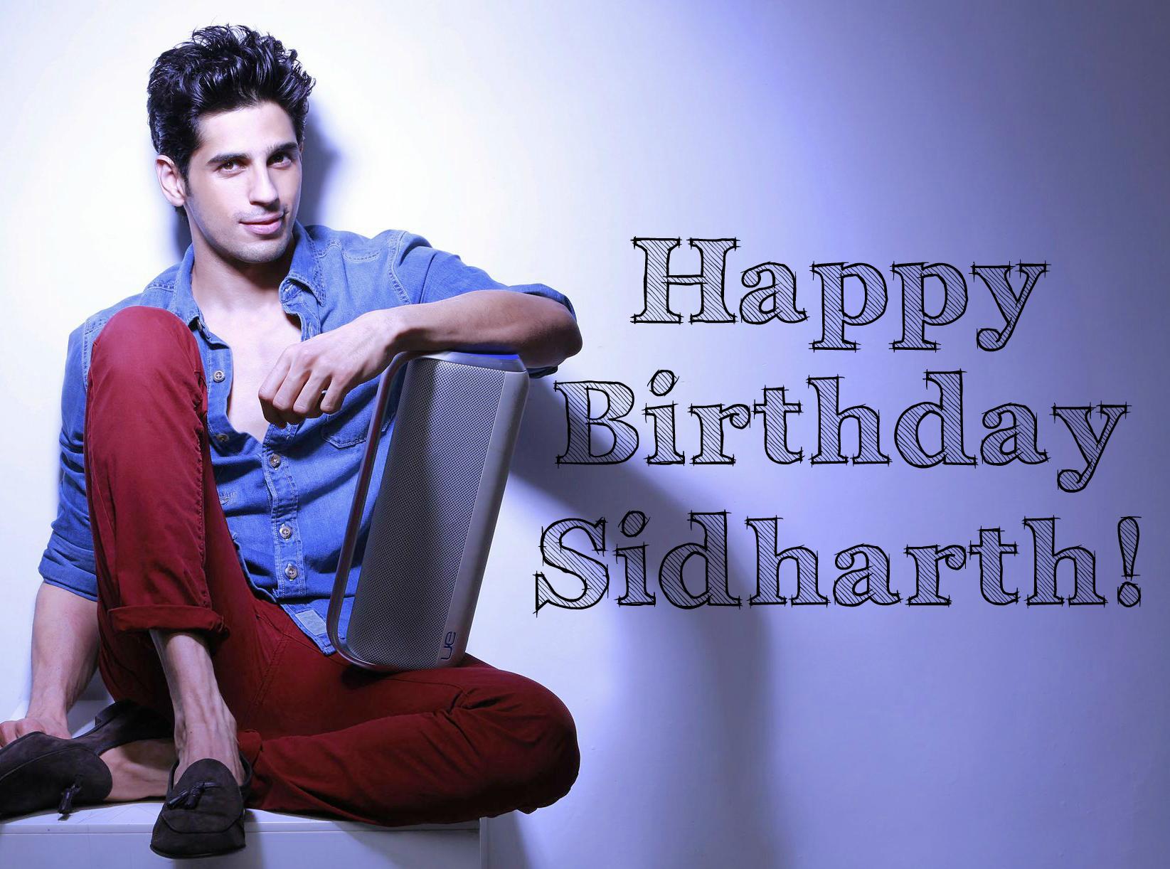Happy Birthday Sidharth Malhotra! 