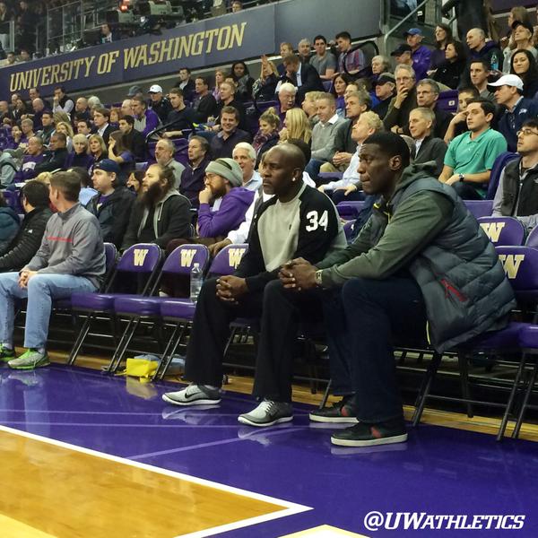 Gary Payton and Shawn Kemp Reunite to Watch Sons Play College