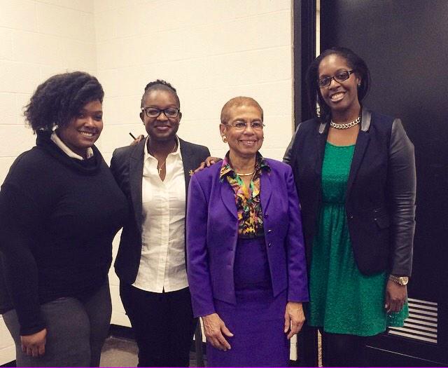 Joanne_Antoine's tweet photo. Thank you @EleanorNorton & @CamilleEsq for sharing your WINning Stories w/ @WINonline today! #WINCampaign #RANandWON http://t.co/z4HmJZMfOD