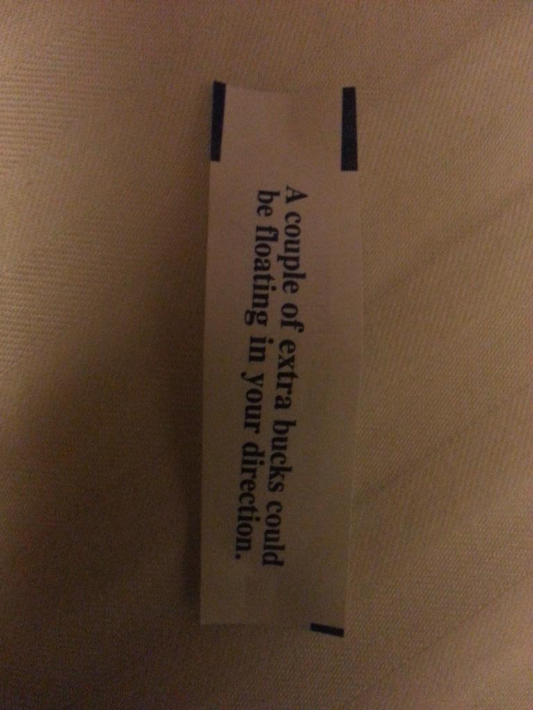 chelseaodom1ld's tweet photo. This was seriously my fortune cookie tonight. #tooperfect #HaveFUNd http://t.co/ZXdaih7kVk