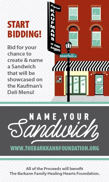 We are loving are new partnership with <a href="/Kaufmansdeli/">Rich K</a>. Here's a great way to give back and support a great charity