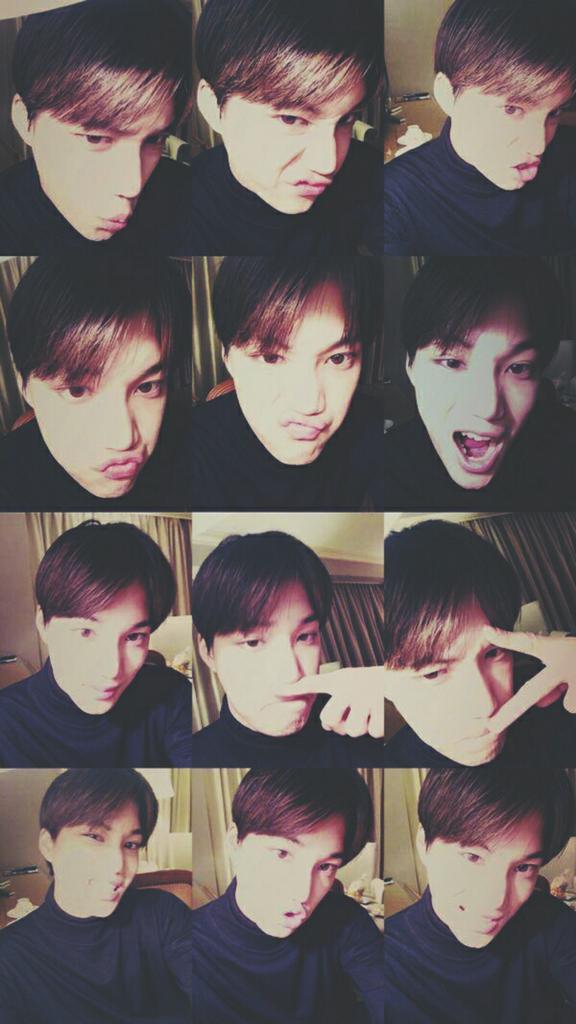 mitta_mk's tweet photo. "@EXOffical_: jongin is that one person who says that he doesnt know to take selcas and then have these in his phone http://t.co/wsdWQOVf2l"
