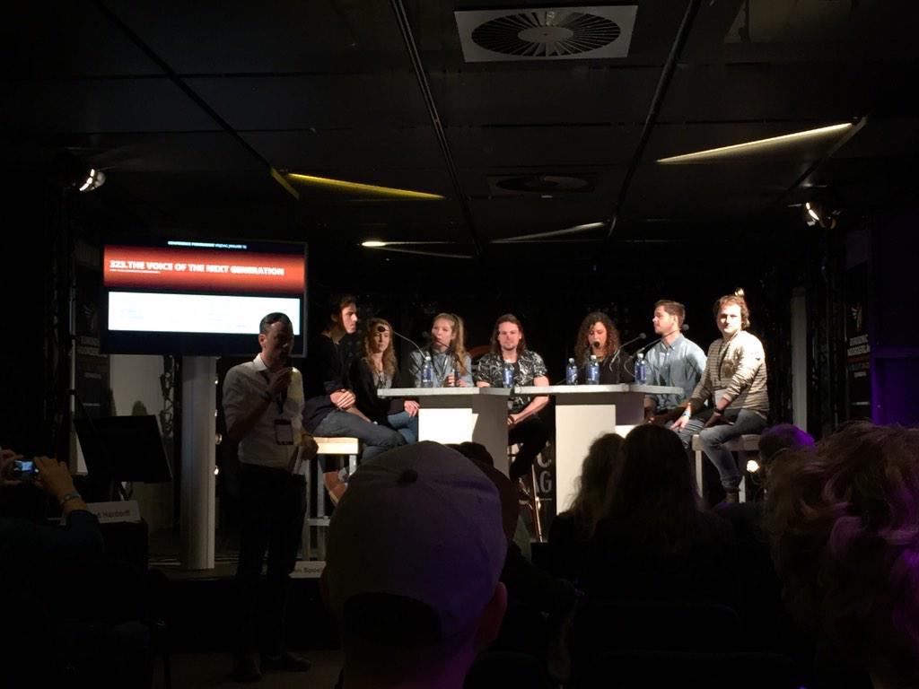 Panel #ESNS15 georganiseerd door studenten @NHTV <a href="/Performatory/">Performatory</a> hosted by @ArendHardorff