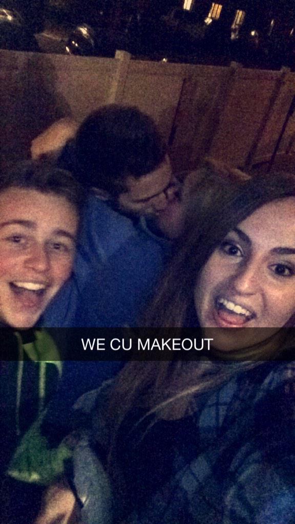 rachelwolsky's tweet image. Makeout of the century @GeoffTLight @weCUmakeout