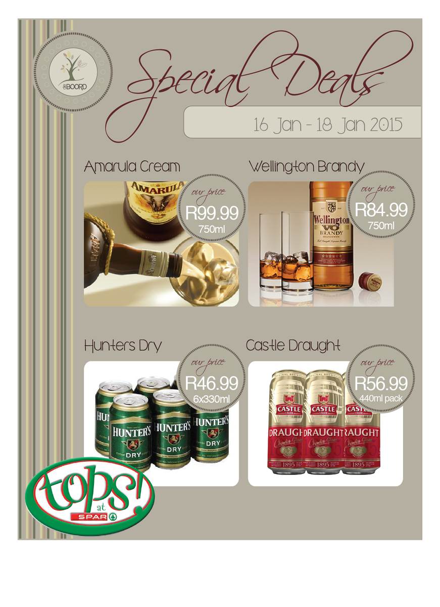 Great weekend deals - This weekend - <a href="/dieboord/">Die Boord Superspar</a> superspar #TOPS