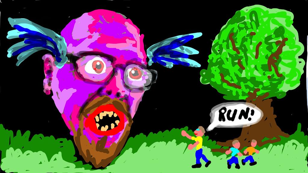 GBOSCOBALL's tweet photo. @InkMoment @Shonduras @DABattelle @mplatco @laurenplatco HAPPY FRIDAY! #snapchat #flyinghead http://t.co/HEjfEOKYU6