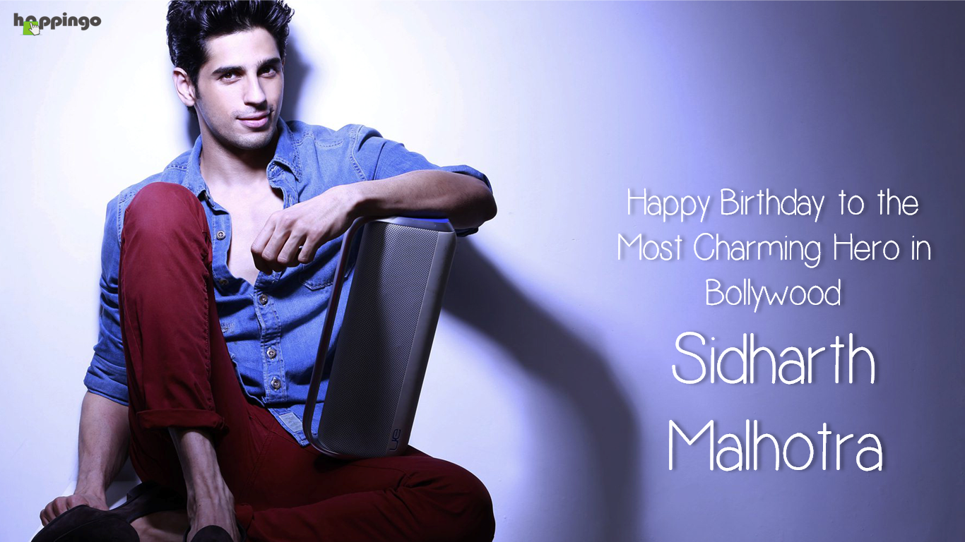  Happy Birthday Sidharth Malhotra !! 